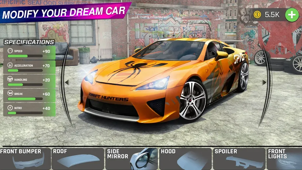 Extreme Car Driving: Car Drift  [МОД Unlimited Money] Screenshot 2