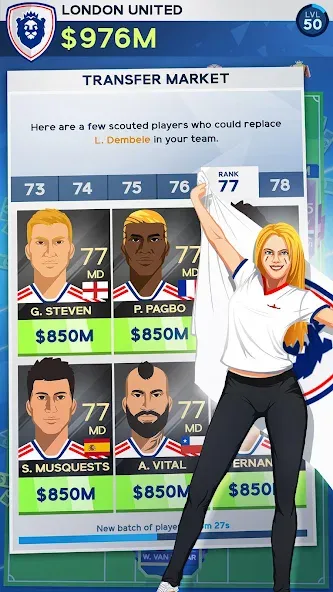 Idle Eleven - Soccer tycoon (Айдл Илевен)  [МОД Много денег] Screenshot 4