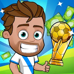 Скачать взлом Idle Soccer Story - Tycoon RPG (Айдл Соккер Стори)  [МОД Бесконечные деньги] - стабильная версия apk на Андроид