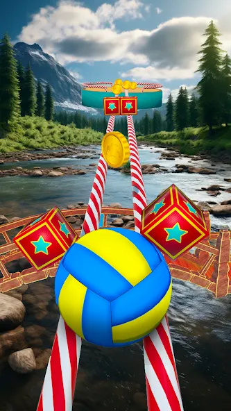 Fast Ball Jump - Going Ball 3d (Скай Болл Джамп)  [МОД Много монет] Screenshot 2