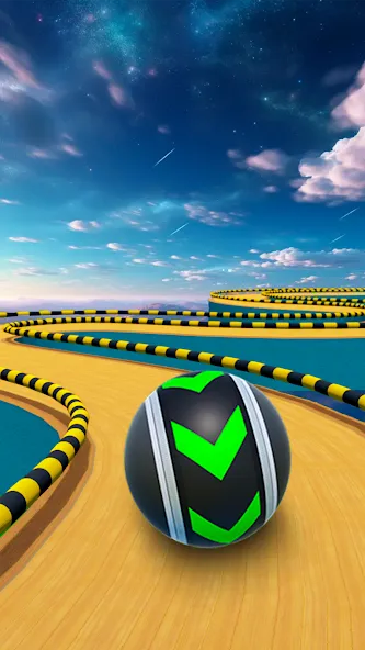 Fast Ball Jump - Going Ball 3d (Скай Болл Джамп)  [МОД Много монет] Screenshot 3