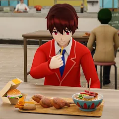 Взлом Anime Boy High School Life 3d  [МОД Menu] - стабильная версия apk на Андроид