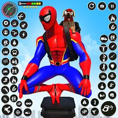 Взломанная Miami Superhero: Spider Games  [МОД Много монет] - стабильная версия apk на Андроид