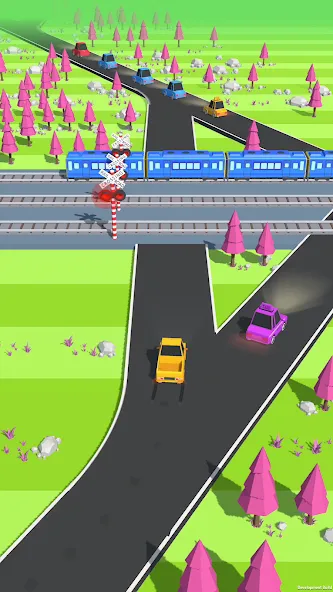 Traffic Run!: Driving Game  [МОД Бесконечные монеты] Screenshot 1