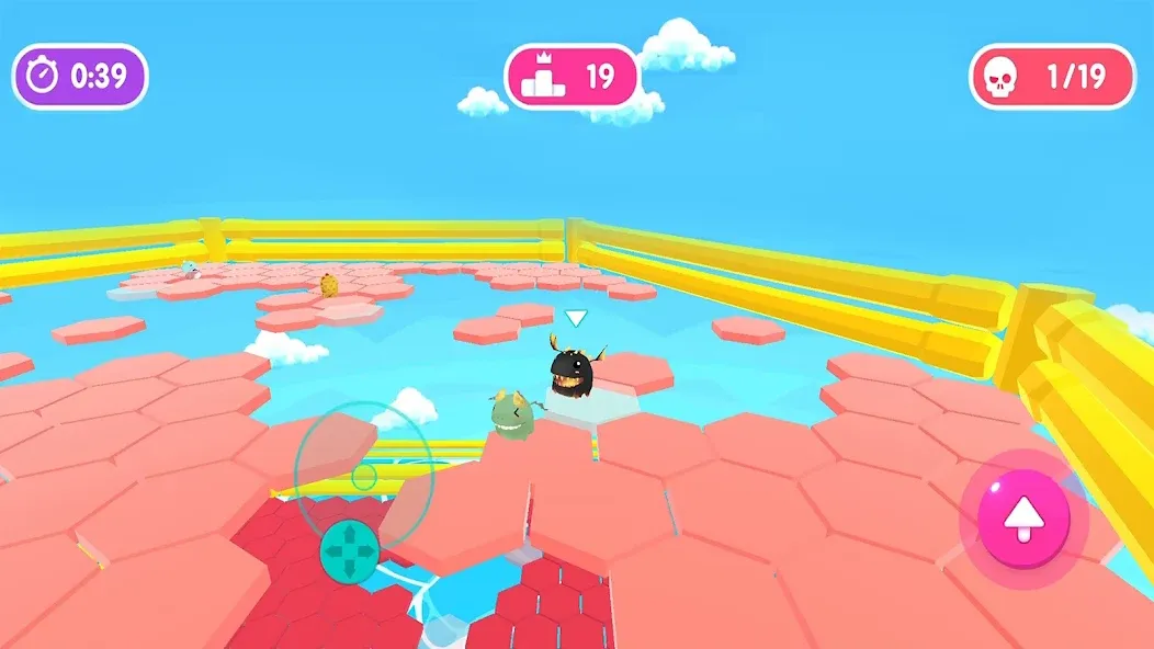 Fall.io - Race of Dino  [МОД Бесконечные монеты] Screenshot 4