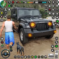 Взломанная Jeep Driving Simulator offRoad (Джип Драйвинг Симулятор вне дороги)  [МОД Unlimited Money] - последняя версия apk на Андроид