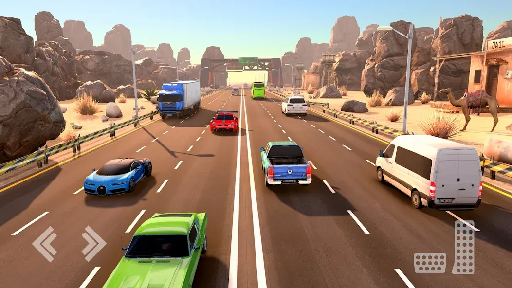 Real Highway Car Racing Games  [МОД Меню] Screenshot 2