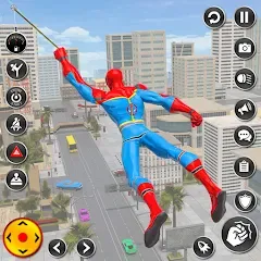 Взломанная Spider Rope Hero Spider Games  [МОД Все открыто] - полная версия apk на Андроид