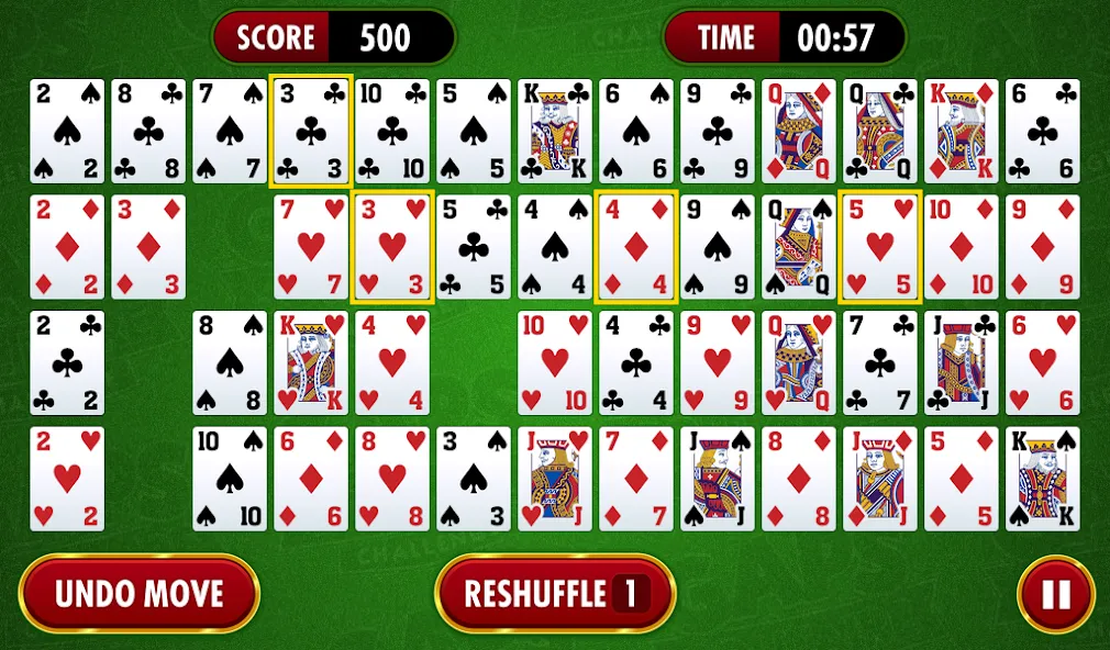 Gaps Solitaire Challenge (Гапс Солитер Челлендж)  [МОД Unlimited Money] Screenshot 1