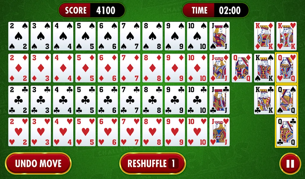 Gaps Solitaire Challenge (Гапс Солитер Челлендж)  [МОД Unlimited Money] Screenshot 2