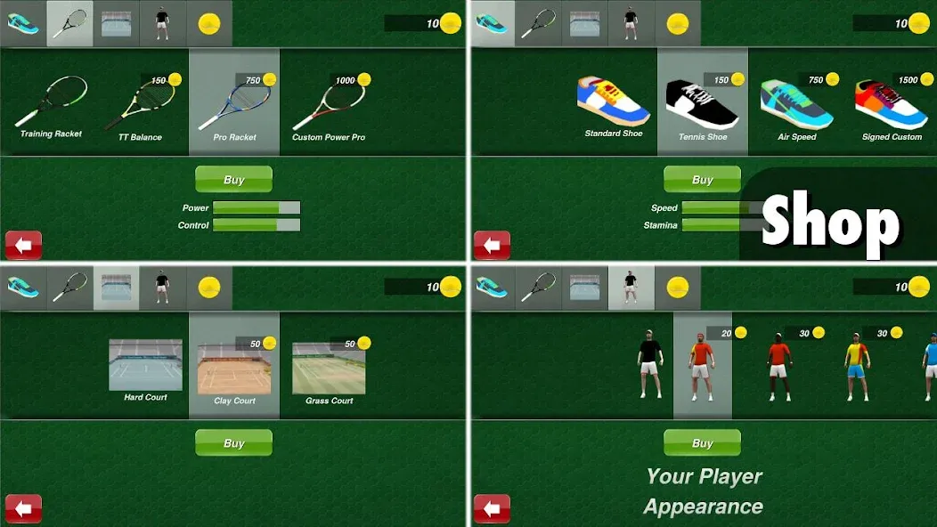 Tennis Champion 3D - Online Sp  [МОД Много денег] Screenshot 5