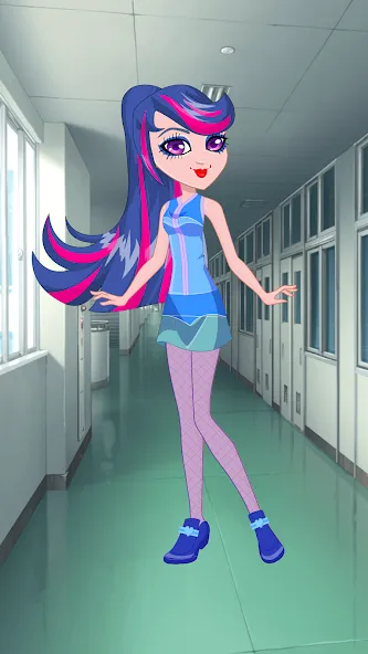 Pony College Student Dress Up (Пони Студент Колледжа Одеваются)  [МОД Все открыто] Screenshot 1