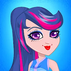 Взлом Pony College Student Dress Up (Пони Студент Колледжа Одеваются)  [МОД Все открыто] - полная версия apk на Андроид