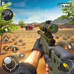 Взлом Fps Shooting Gun War: Gun Game  [МОД Все открыто] - стабильная версия apk на Андроид