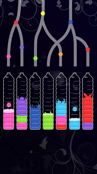 Water Sort - Color Puzzle Game (Уотер Сорт)  [МОД Все открыто] Screenshot 3