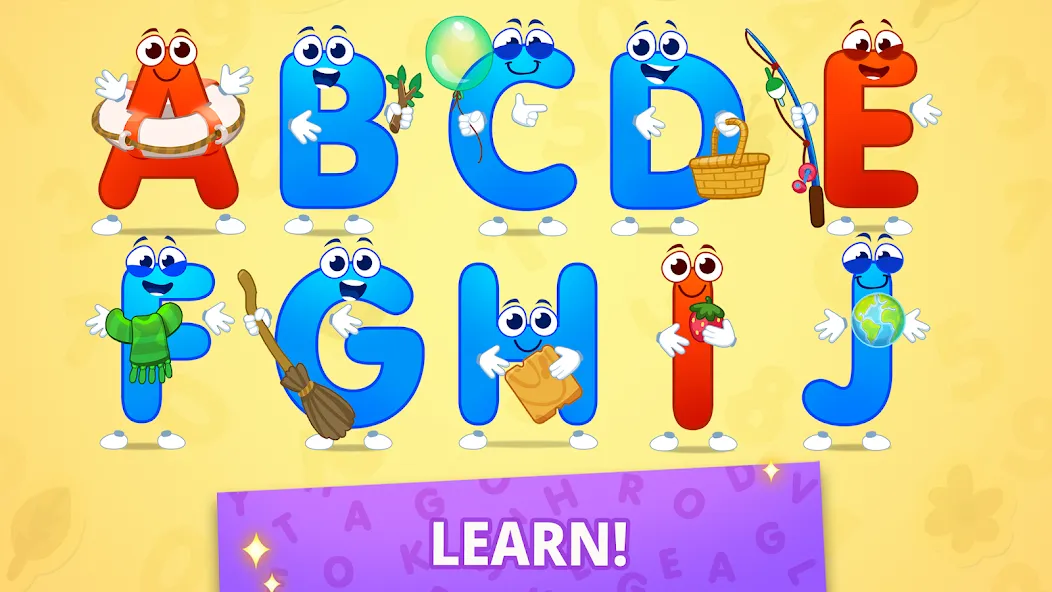 ABC kids! Alphabet, letters  [МОД Много монет] Screenshot 3