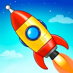 Взломанная Rocket 4 space games Spaceship  [МОД Unlocked] - полная версия apk на Андроид