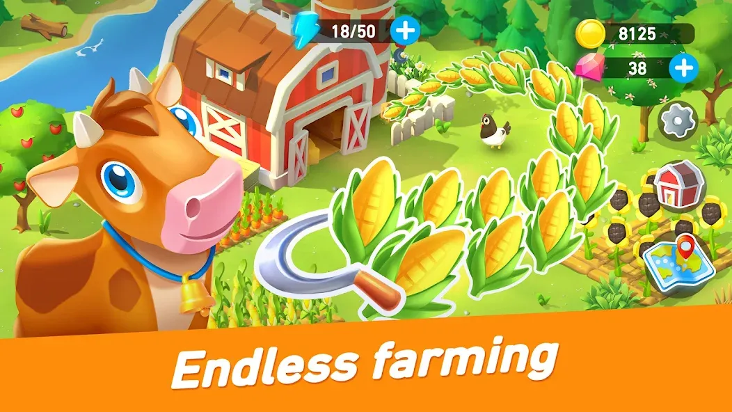 Goodville: Farm Game Adventure (Гудвилль)  [МОД Бесконечные монеты] Screenshot 4