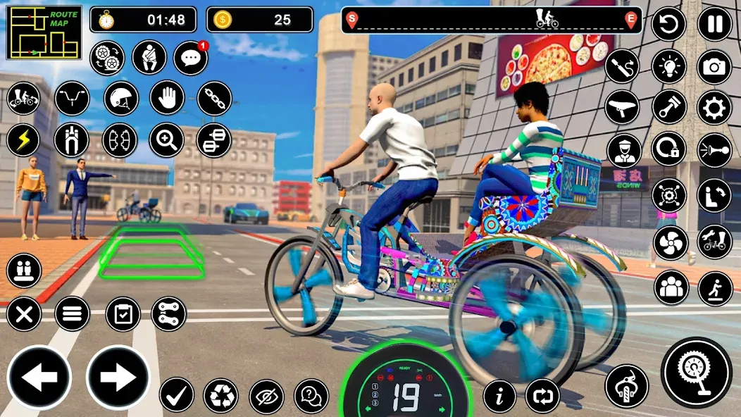 BMX Cycle Games 3D Cycle Race (игры на велосипеде 3D гонка)  [МОД Menu] Screenshot 4