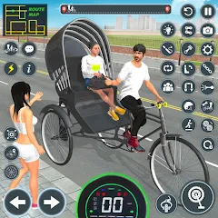 Взлом BMX Cycle Games 3D Cycle Race (игры на велосипеде 3D гонка)  [МОД Menu] - полная версия apk на Андроид