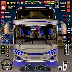 Взломанная Public Coach Bus Driving Game (Паблик Коуч Бас Драйвинг Гейм)  [МОД Много монет] - стабильная версия apk на Андроид