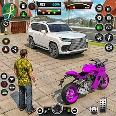 Скачать взлом GT Bike Racing Game Moto Stunt (ДжиТи Байк Рейсинг Гейм Мото Стант)  [МОД Бесконечные монеты] - стабильная версия apk на Андроид