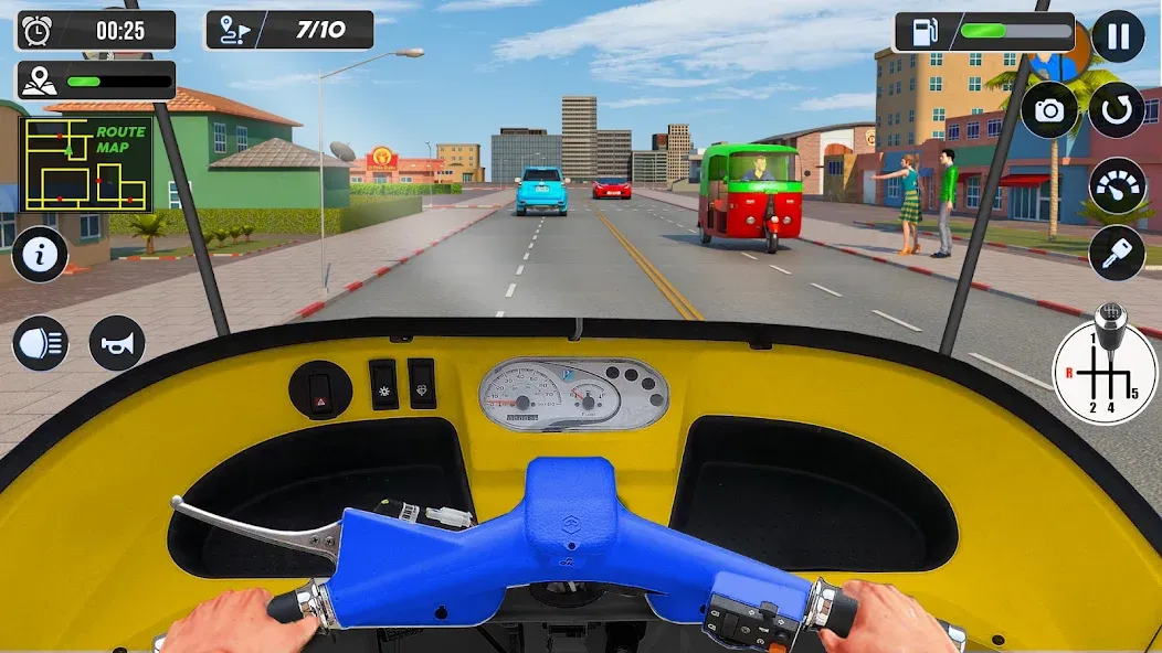 Tuk Tuk Auto Driving Games 3D  [МОД Меню] Screenshot 2