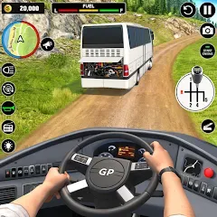 Взломанная Offroad Bus Simulator Bus Game (Оффроуд Автобус Симулятор Игра)  [МОД Меню] - последняя версия apk на Андроид