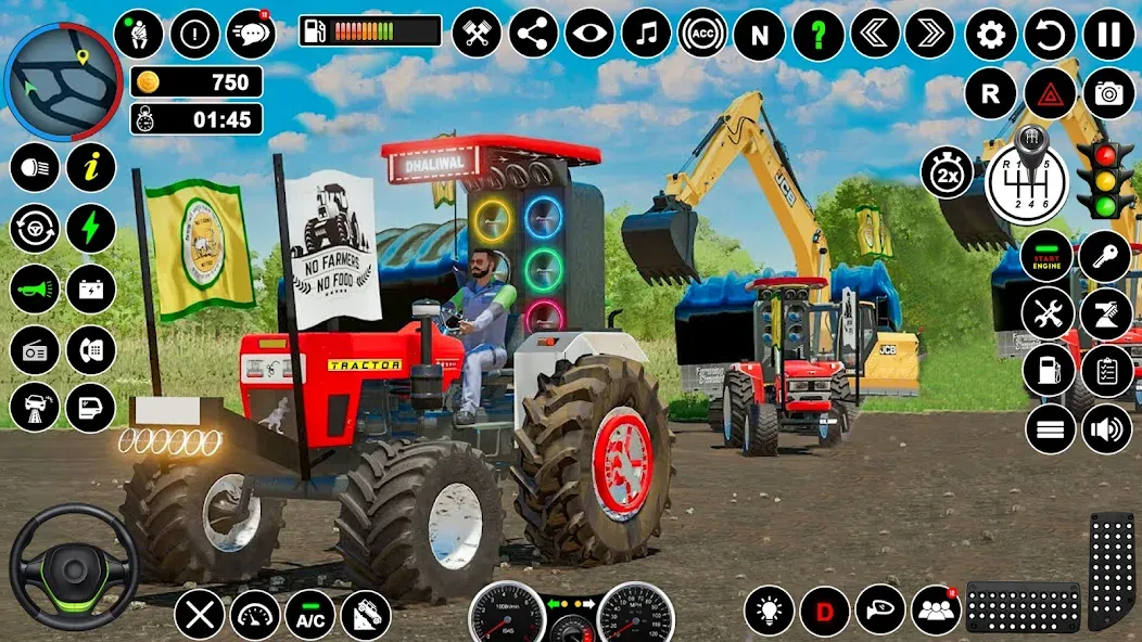 Tractor Driving - Tractor Game  [МОД Меню] Screenshot 3