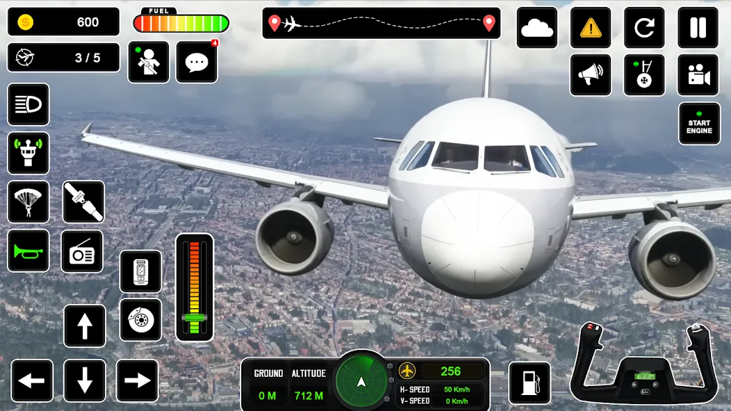 Pilot Simulator: Airplane Game  [МОД Много монет] Screenshot 2