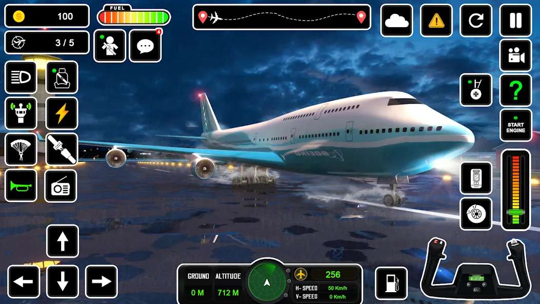 Pilot Simulator: Airplane Game  [МОД Много монет] Screenshot 3