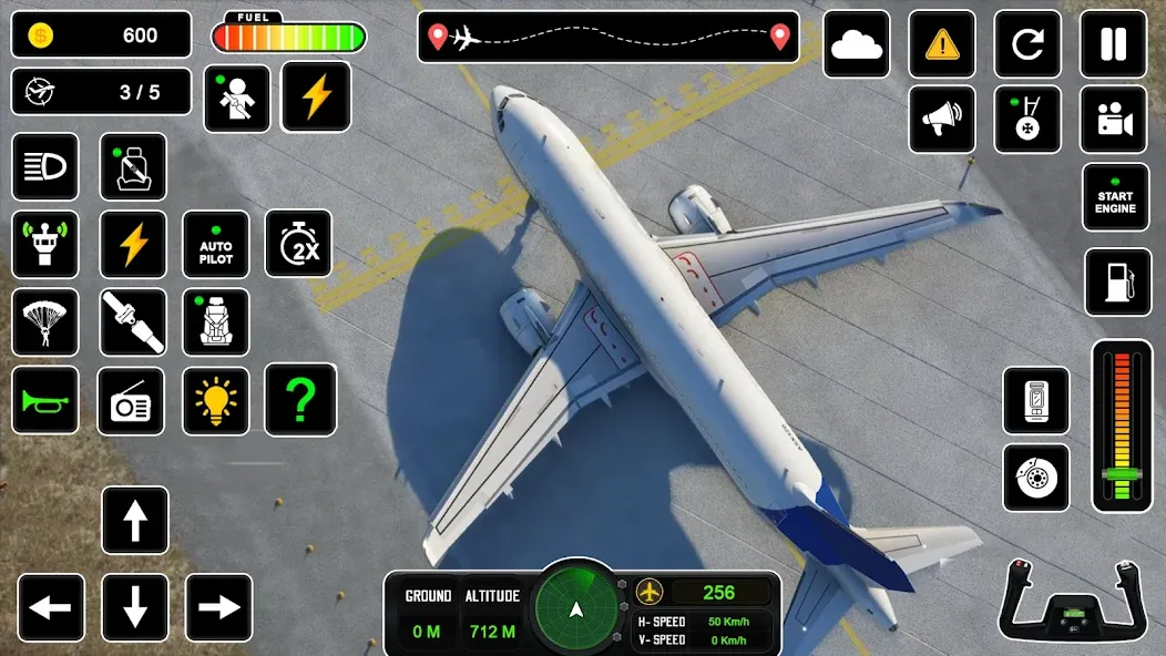 Pilot Simulator: Airplane Game  [МОД Много монет] Screenshot 4