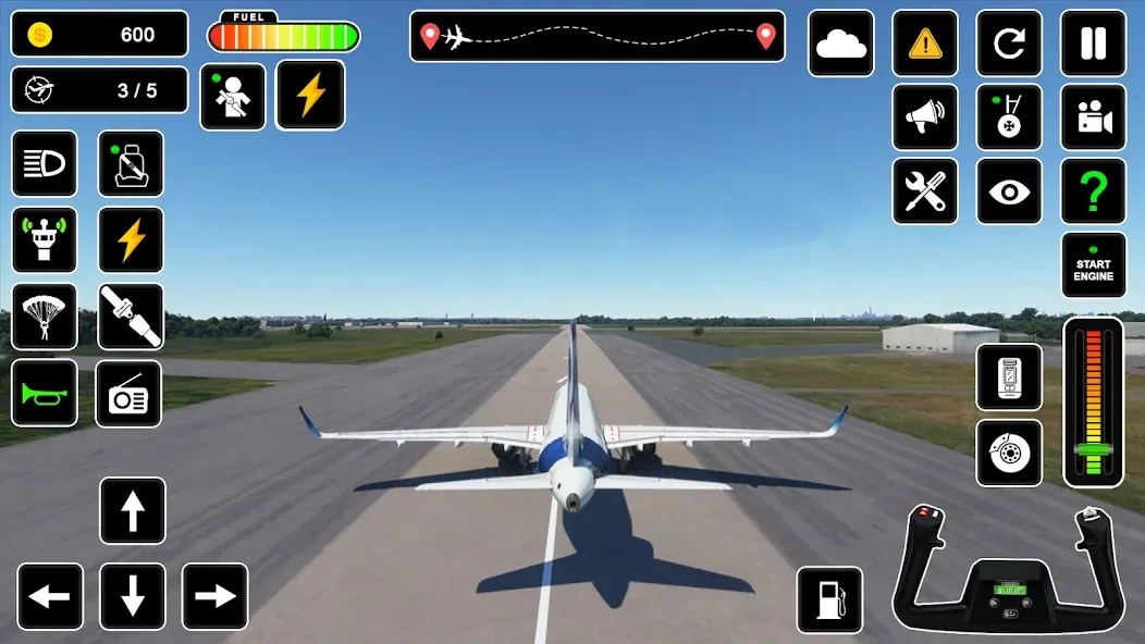 Pilot Simulator: Airplane Game  [МОД Много монет] Screenshot 5