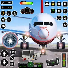 Взломанная Pilot Simulator: Airplane Game  [МОД Много монет] - полная версия apk на Андроид