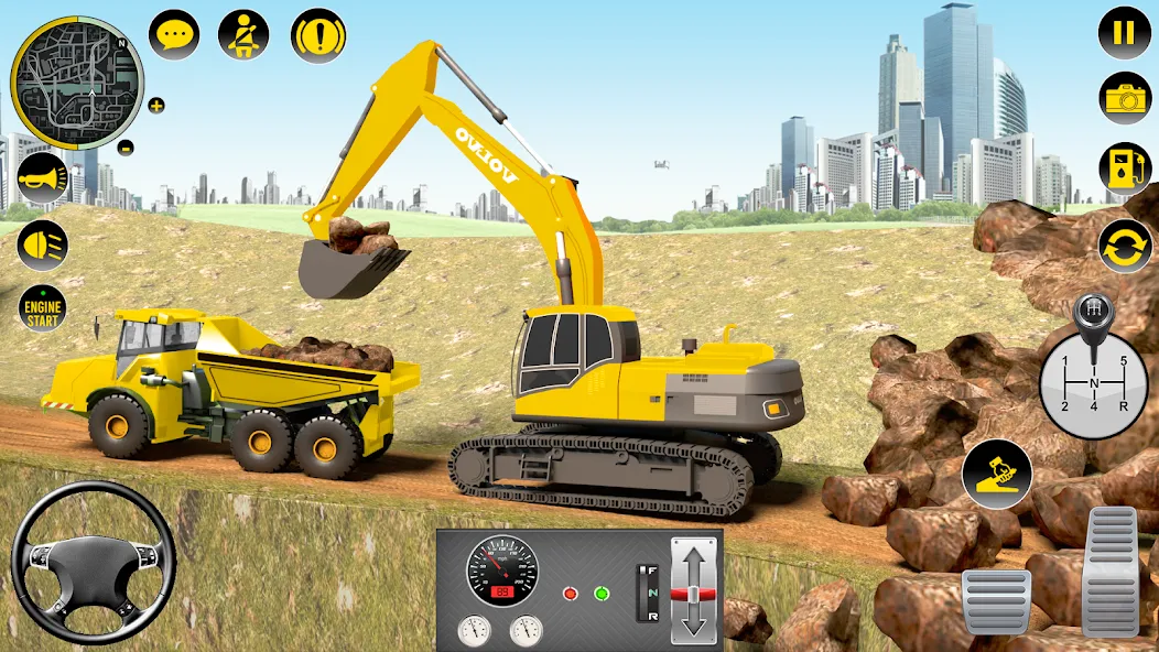 Builder City Construction Game (ткман Городское Строительство)  [МОД Все открыто] Screenshot 3