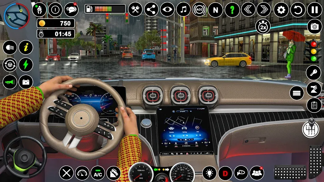 Russian Taxi Driving Simulator  [МОД Все открыто] Screenshot 1