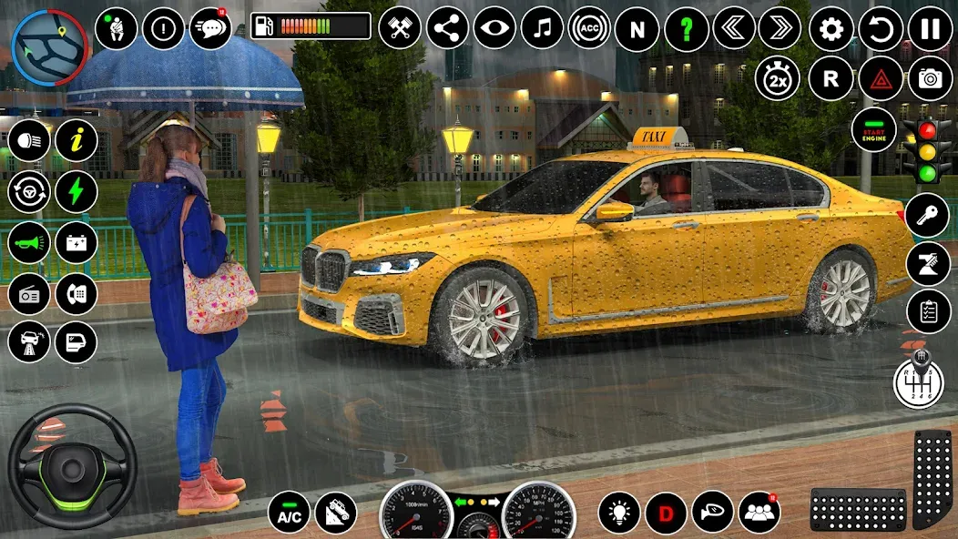 Russian Taxi Driving Simulator  [МОД Все открыто] Screenshot 3