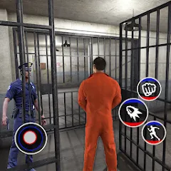 Скачать взломанную Prison Escape- Jail Break Game (Побег из тюрьмы 3D)  [МОД Unlimited Money] - стабильная версия apk на Андроид