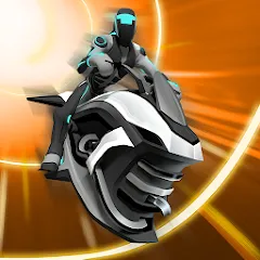 Взломанная Gravity Rider: Space Bike Race (Гравити Райдер)  [МОД Unlimited Money] - стабильная версия apk на Андроид