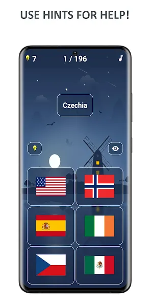 Flags of World Countries Quiz  [МОД Все открыто] Screenshot 4