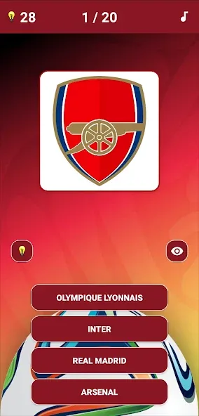 Guess the Soccer Logo Quiz  [МОД Бесконечные деньги] Screenshot 1