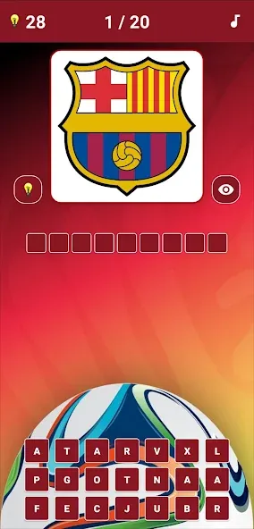 Guess the Soccer Logo Quiz  [МОД Бесконечные деньги] Screenshot 3