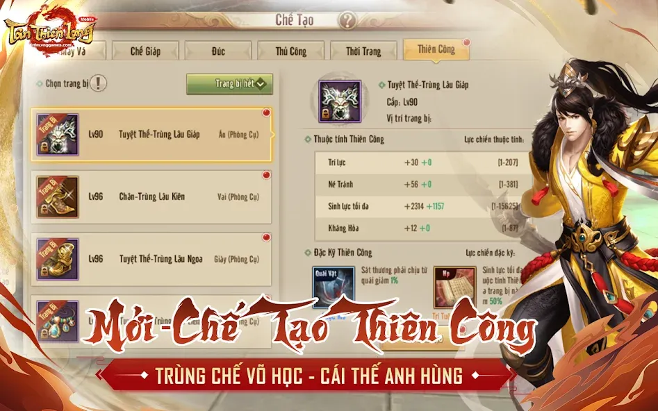 Tân Thiên Long Mobile  [МОД Много денег] Screenshot 2