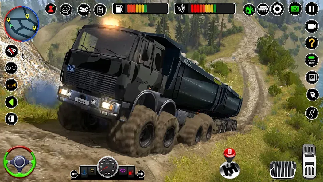 Offroad Mud Truck Simulator 3D  [МОД Unlimited Money] Screenshot 1