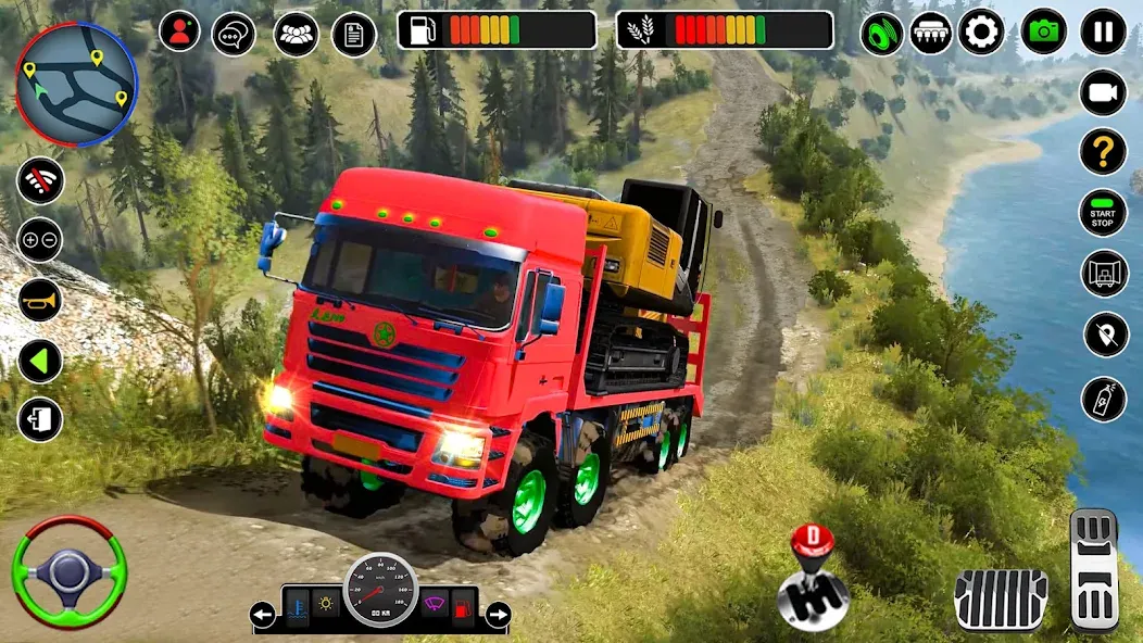 Offroad Mud Truck Simulator 3D  [МОД Unlimited Money] Screenshot 5