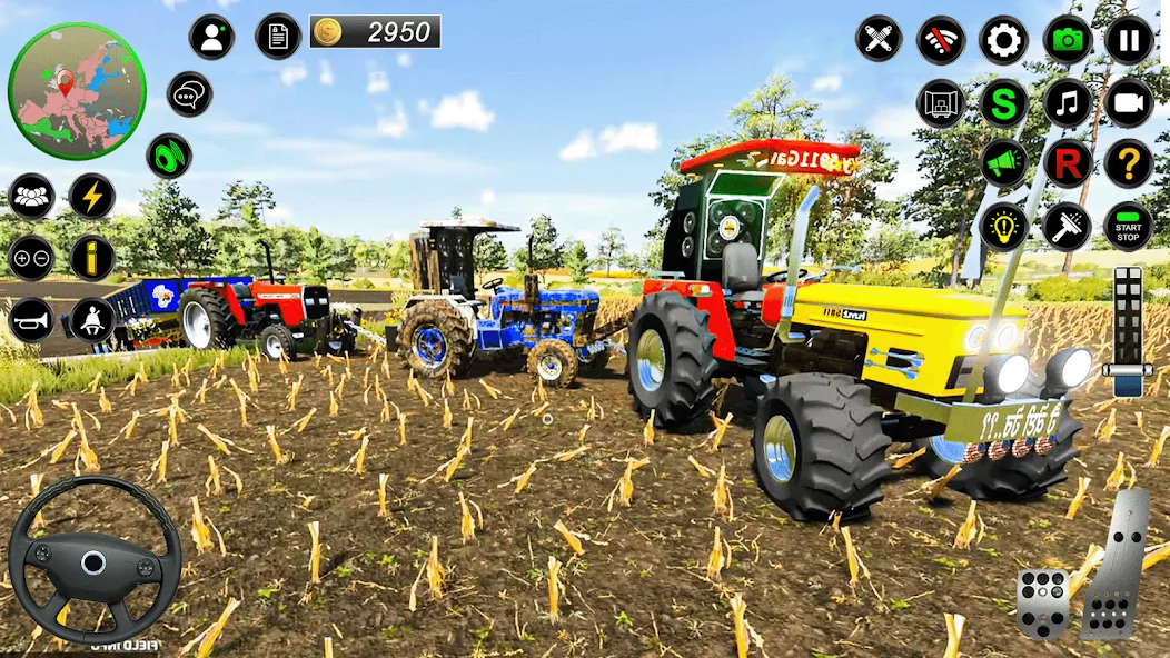 Real Farmer Tractor Drive Game (Фармер Трактор 3Д Фермерские Игры)  [МОД Много монет] Screenshot 4