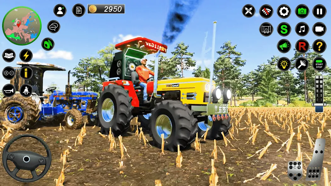 Real Farmer Tractor Drive Game (Фармер Трактор 3Д Фермерские Игры)  [МОД Много монет] Screenshot 5