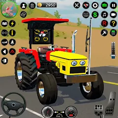 Скачать взломанную Real Farmer Tractor Drive Game (Фармер Трактор 3Д Фермерские Игры)  [МОД Много монет] - стабильная версия apk на Андроид