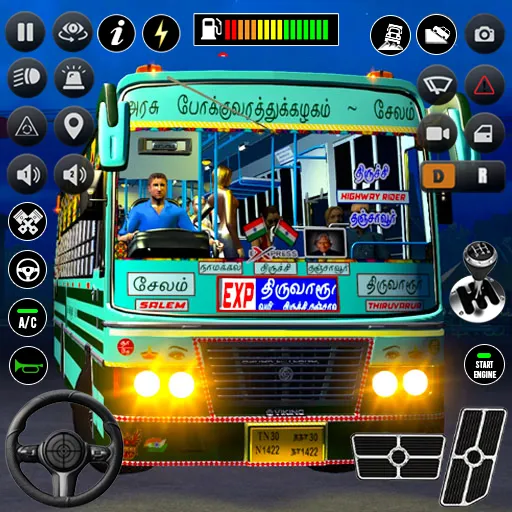 Real Passenger Bus Driving Sim  [МОД Все открыто] Screenshot 1