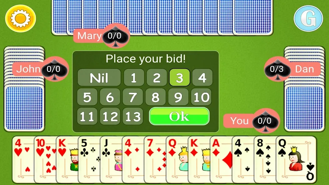 Spades Mobile  [МОД Unlimited Money] Screenshot 2